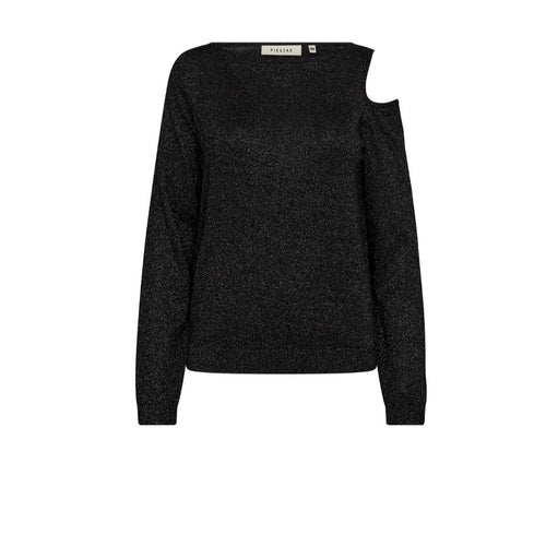 PIESZAK Vigga Open Shoulder Lurex Knit