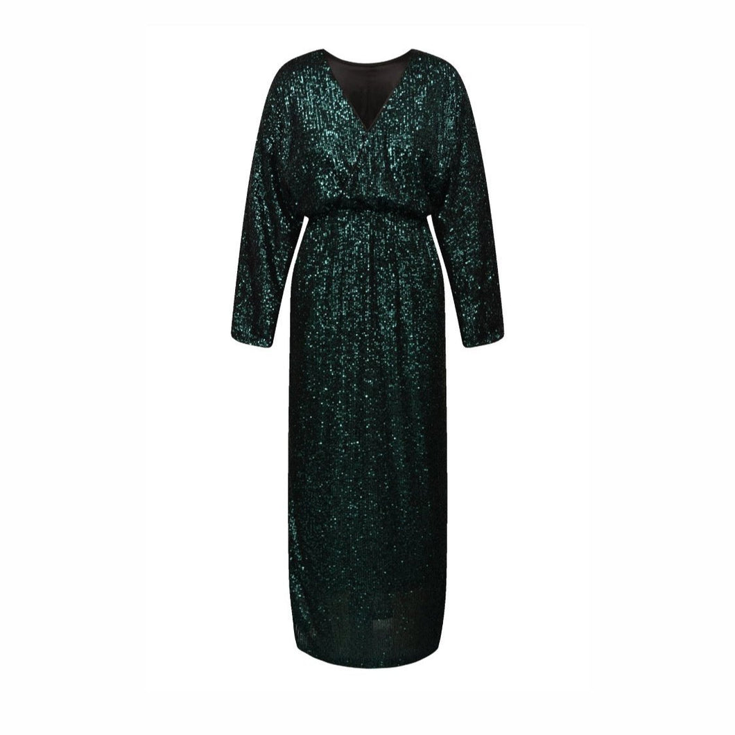 A-VIEW Alexi Long Sequin Dress