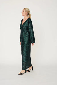 A-VIEW Alexi Long Sequin Dress