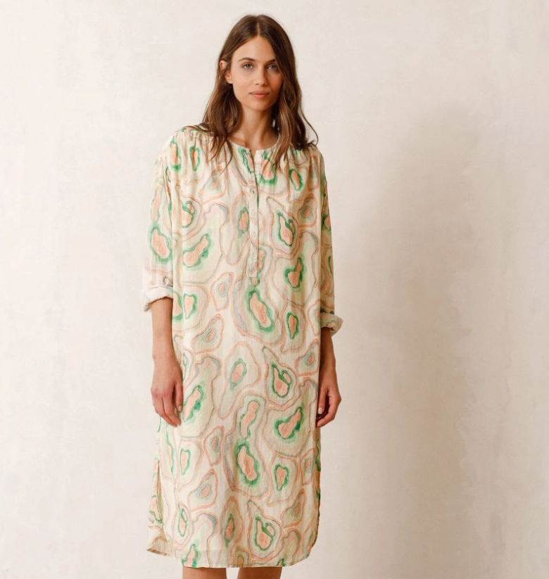 INDI & COLD Tunic Print Dress (KI167)